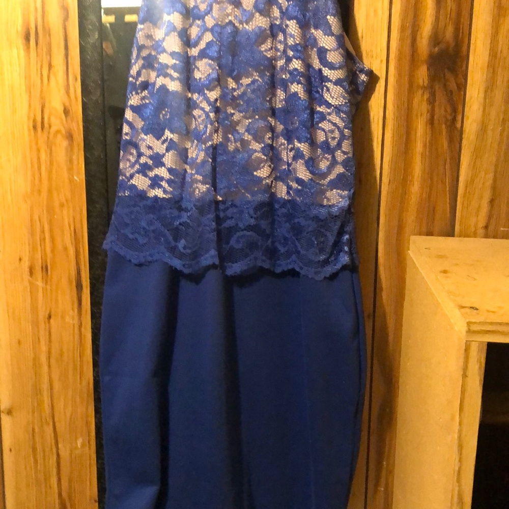 Blue dress